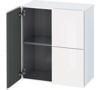 Duravit L-Cube armoire 70x36.3x80 cm latérale suspendue blanc LC117702222