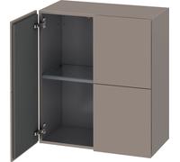 Duravit L-Cube armoire 70x36.3x80 cm latérale suspendue gris LC117704343