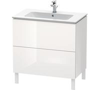 Duravit L-Cube armoire 82x48.1x70.4 cm sous-lavabo sur pied blanc LC662602222