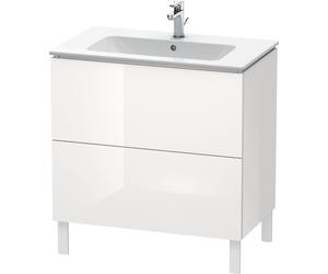 Duravit L-Cube armoire 82x48.1x70.4 cm sous-lavabo sur pied blanc LC662602222