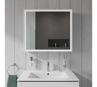 Duravit L-Cube armoire 80x15x70 cm avec miroir blanc LC7551018180010