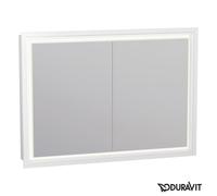 Duravit L-Cube Armoire de toilette, 2 portes, LC7652018180000,