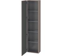 Duravit L-Cube armoire haute, 1 porte charnière à gauche, 400x243x1760mm, LC1170L4343, Couleur: Décor basalte mat