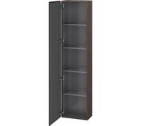 Duravit L-Cube armoire haute, 1 porte charnière à gauche, 400x243x1760mm, LC1170L7272, Couleur: placage en chêne véritable brossé foncé