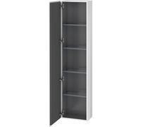 Duravit L-Cube armoire haute, 1 porte charnière à gauche, 400x243x1760mm, LC1170L8585, Couleur: Laque brillante blanche