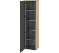 Duravit L-Cube armoire haute, 1 porte charnière à gauche, 400x363x1760mm, LC1180L7171, Couleur: Placage chêne méditerranéen en bois véritable