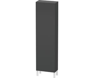 Duravit L-Cube armoire haute, 1 porte charnière à gauche, 500x243x1760mm, LC1171L4949, Couleur: Décor graphite mat