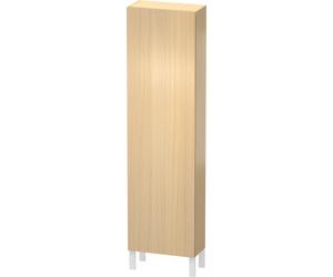 Duravit L-Cube armoire haute, 1 porte charnière à gauche, 500x243x1760mm, LC1171L7171, Couleur: Placage chêne méditerranéen en bois véritable