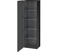 Duravit L-Cube armoire haute, 1 porte charnière à gauche, 500x363x1760mm, LC1181L4040, Couleur: Laque noire brillante