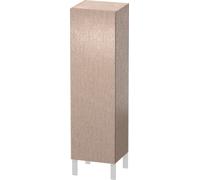 Duravit L-Cube Armoire haute individuelle 1 porte, 2 tablettes en verre, 1 tablette en bois, butée à droite, hauteur min. 901 mm - max. 1320 mm, largeur min. 250 mm - max. 500 mm, profondeur min. 200 