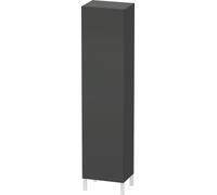 Duravit L-Cube armoire haute individuelle, 1 porte charnière à droite, dimensions variables, 250-500x200-363x1321-2000mm, LC1191R4949, Couleur: Décor graphite mat