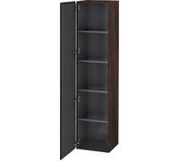 Duravit L-Cube Armoire haute, largeur 400mm, profondeur 363mm, 1 porte, charnière à gauche, LC1180L5353, Couleur: Décor marron foncé