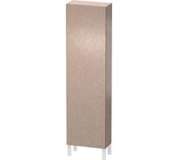 Duravit L-Cube Armoire haute, largeur 500mm, profondeur 243mm, 1 porte, charnière à gauche, LC1171L1111, Couleur: chêne cachemire placage bois véritable