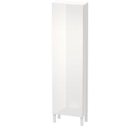 Duravit L-Cube Armoire haute, largeur 500mm, profondeur 243mm, 1 porte, charnière à gauche, LC1171L2222, Couleur: Décor blanc brillant