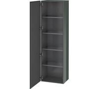 Duravit L-Cube Armoire haute, largeur 500mm, profondeur 363mm, 1 porte, charnière à gauche, LC1181L3838, Couleur: Laque Dolomiti Grey brillante