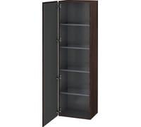 Duravit L-Cube Armoire haute, largeur 500mm, profondeur 363mm, 1 porte, charnière à gauche, LC1181L5353, Couleur: Décor marron foncé
