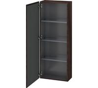 Duravit L-Cube armoire mi-haute, largeur 500mm, profondeur 243mm, 1 porte, charnières à gauche, LC1169L5353, Couleur: Décor marron foncé