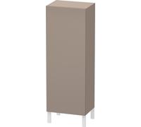 Duravit L-Cube armoire mi-haute, largeur 500mm, profondeur 363mm, 1 porte, charnières à gauche, LC1179L4343, Couleur: Décor basalte mat