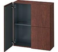 Duravit L-Cube armoire moyenne haute LC116701313 70x24,3x80cm, 2 portes, noyer américain