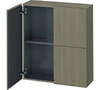 Duravit L-Cube armoire moyenne haute LC116703535 70x24,3x80cm, 2 portes, chêne terra