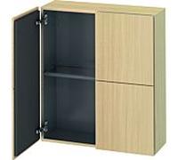 Duravit L-Cube armoire moyenne haute LC116707171 70x24,3x80cm, 2 portes, chêne méditerranéen