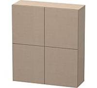 Duravit Armoire moyenne haute L-Cube LC116707575 70x24,3x80 cm 2 portes Lin