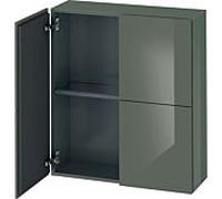 Duravit L-Cube armoire moyenne haute LC116708989 70x24,3x80cm, 2 portes, gris flanelle brillant