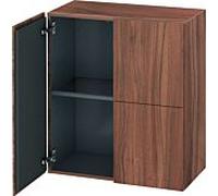 Duravit L-Cube armoires mi-hautes, 2 portes, 700x363x800mm, LC117707979, Couleur: Décor noyer naturel