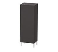 Duravit L-Cube armoire moyenne haute LC1179R8080 50x36,3x132cm, porte à droite, graphite super mat
