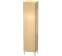 Duravit L-Cube Armoires hautes individuelles, 1 porte charnière à gauche, dimensions variables, 250-500x200-363x1321-2000mm, LC1191L7171, Couleur: Placage chêne méditerranéen en bois véritable