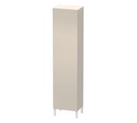 Duravit L-Cube Armoires hautes individuelles, 1 porte charnière à gauche, dimensions variables, 250-500x200-363x1321-2000mm, LC1191L8383, Couleur: Décor taupe super mat