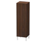 Duravit L-Cube Armoires mi-hautes, 1 porte charnière à droite, 400x363x1320mm, LC1178R6969, Couleur: Noyer brossé Placage bois véritable