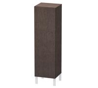Duravit L-Cube Armoires mi-hautes, 1 porte charnière à droite, 400x363x1320mm, LC1178R7272, Couleur: placage en chêne véritable brossé foncé
