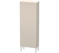 Duravit L-Cube armoires mi-hautes, 1 porte charnière à droite, 500x243x1320mm, LC1169R8383, Couleur: Décor taupe super mat