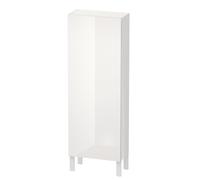 Duravit L-Cube armoires mi-hautes, 1 porte charnière à droite, 500x243x1320mm, LC1169R8585, Couleur: Laque brillante blanche