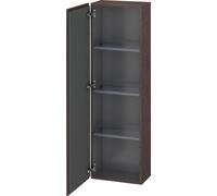 Duravit L-Cube armoires mi-hautes, 1 porte charnière à gauche, 400x243x1320mm, LC1168L7272, Couleur: placage en chêne véritable brossé foncé