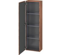 Duravit L-Cube armoires mi-hautes, 1 porte charnière à gauche, 400x243x1320mm, LC1168L7979, Couleur: Décor noyer naturel