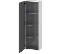 Duravit L-Cube armoires mi-hautes, 1 porte charnière à gauche, 400x243x1320mm, LC1168L8585, Couleur: Laque brillante blanche