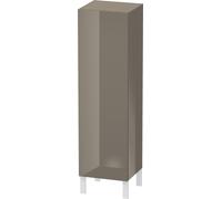 Duravit L-Cube armoires mi-hautes, 1 porte charnière à gauche, 400x363x1320mm, LC1178L8989, Couleur: Laque haute brillance Gris Flanelle