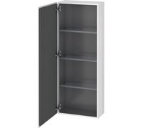 Duravit L-Cube armoires mi-hautes, 1 porte charnière à gauche, 500x243x1320mm, LC1169L2222, Couleur: Décor blanc brillant