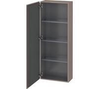 Duravit L-Cube armoires mi-hautes, 1 porte charnière à gauche, 500x243x1320mm, LC1169L4343, Couleur: Décor basalte mat