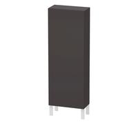 Duravit L-Cube armoires mi-hautes, 1 porte charnière à gauche, 500x243x1320mm, LC1169L8080, Couleur: Décor graphite super mat