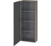 Duravit L-Cube armoires mi-hautes, 1 porte charnière à gauche, 500x243x1320mm, LC1169L8989, Couleur: Laque haute brillance Gris Flanelle