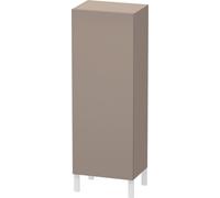 Duravit L-Cube armoires mi-hautes, 1 porte charnière à gauche, 500x363x1320mm, LC1179L4343, Couleur: Décor basalte mat