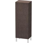 Duravit L-Cube armoires mi-hautes, 1 porte charnière à gauche, 500x363x1320mm, LC1179L7272, Couleur: placage en chêne véritable brossé foncé