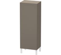 Duravit L-Cube armoires mi-hautes, 1 porte charnière à gauche, 500x363x1320mm, LC1179L9090, Couleur: Flanelle Vernis gris satiné mat soyeux