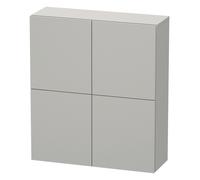 Duravit L-Cube armoires mi-hautes, 2 portes, 700x243x800mm, LC116700707, Couleur: DÃ©cor gris bÃ©ton mat