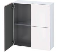 Duravit L-Cube armoires mi-hautes, 2 portes, 700x243x800mm, LC116702222, Couleur: Décor blanc brillant