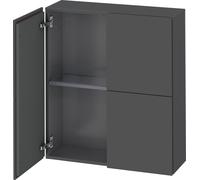 Duravit L-Cube armoires mi-hautes, 2 portes, 700x243x800mm, LC116704949, Couleur: Décor graphite mat