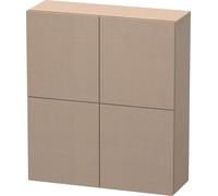 Duravit L-Cube armoire moyenne haute LC116707575 70x24,3x80cm, 2 portes, lin